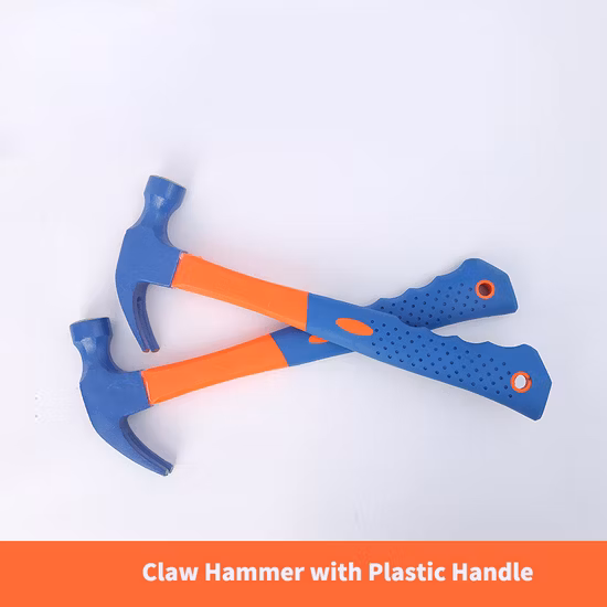 Ferramenta de pregar ferragens domésticas marcenaria cabo de plástico martelo bico de pato martelo garra