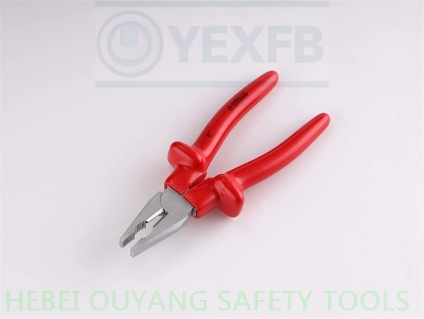 VDE 1000V Dipped Insulated Tools 8" Lineman/Combination Pliers, IEC/En60900