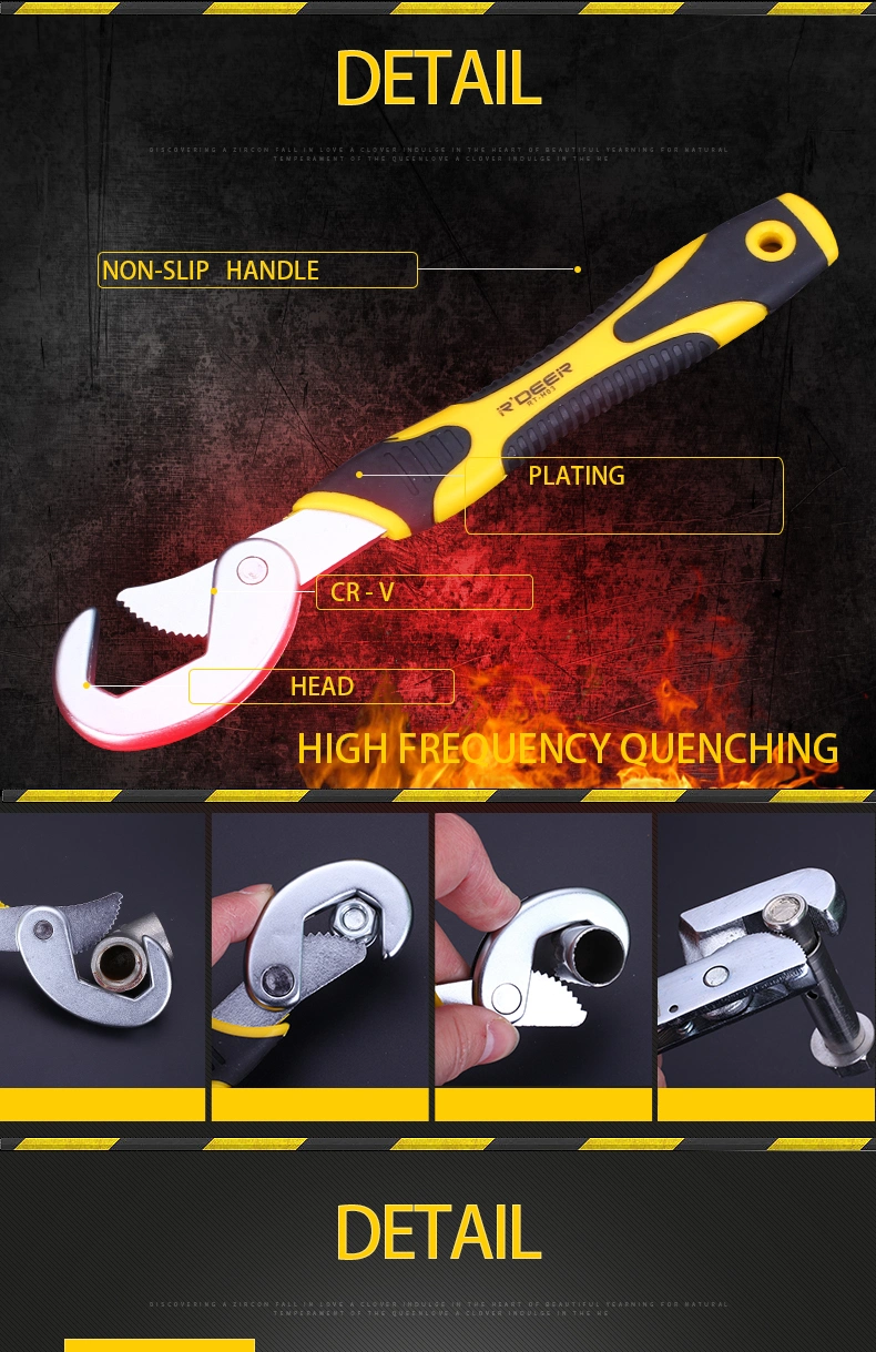 2-Color Handle Adjustable Wrenches