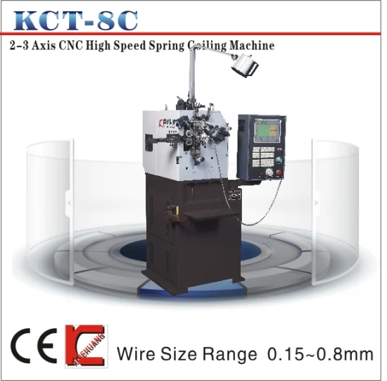 KCMCO-KCT-208 0,15-0,8 mm CNC Máquina de enrolamento de mola de compressão de alta velocidade
