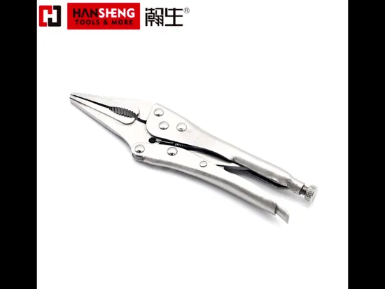 Ferramenta manual profissional, ferramentas de hardware, alicate de travamento, CRV ou aço carbono, tipo C