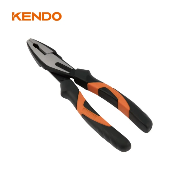 Alicate de combinação Kendo Professional 200 mm isolado de ponta longa com agulha de corte diagonal